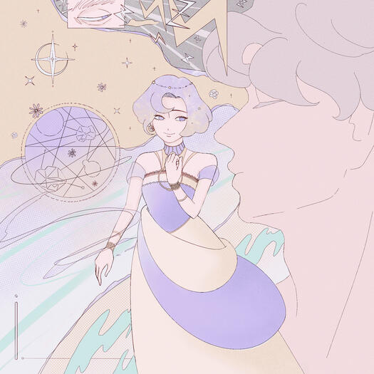 以香水故事為基底的插畫作品